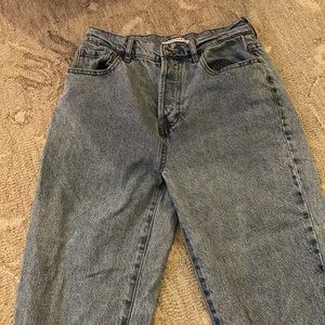 pacsun blue jeans high rise straight size 27